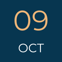 October 9 Date Icon